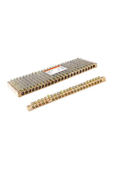 SQ0801-0075, Шина "N" нулевая 8x12мм 24/2 (24 группы/крепеж по краям)