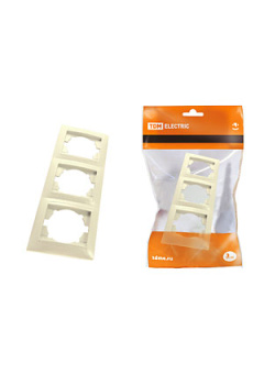 SQ1815-0134, Рамка 3-х постовая вертикальная сл. кость "Лама"