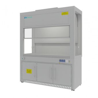 Шкаф вытяжной Моd. Совлаб 1800 ШВК: 1865х750х2370 мм, цельная химически-стойкая керамика К12, без по