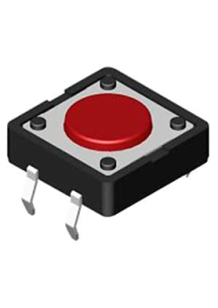 DTS-21N-V, кнопка тактовая 12x12 H-4.3 160gf