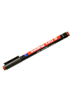 EDDING 140S МАРКЕР D=0.30ММ ДЛЯ ПОДПИСЕЙ НА ПВХ КОРИЧНЕВЫЙ