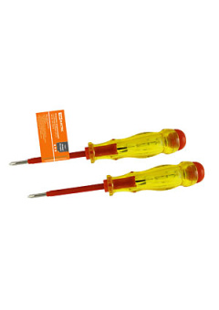 SQ1015-0003, Отвертка-пробник (индикатор) с комбинированным жалом 160 мм, "ЭкспертЭлектрик"