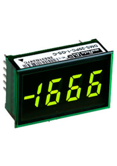 DMS-20PC-2-GS-C, цифр.вольтметр Um +/-20В Uп 4.75-5.25В зел.
