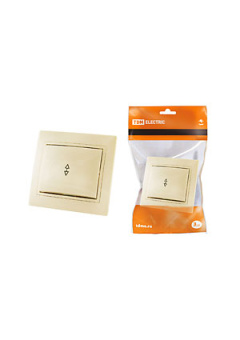 SQ1814-0107, Выключатель на 2 направления 1 кл. 10А сл. кость "Таймыр"