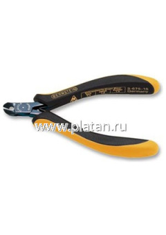 3-675-15, Кусачки антистатические, 130мм, для жесткого провода, суперкрепкие