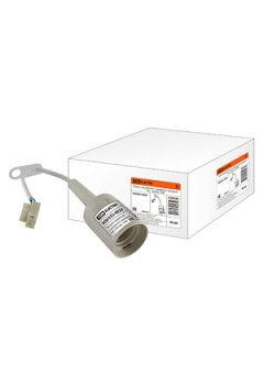 SQ0335-0023, Патрон подвесной с клеммной колодкой, Е27, белый,