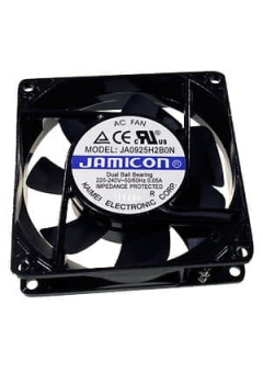 JA0925H2B0N-T, вентилятор 220В 92х92х25мм подшипник качения клеммы