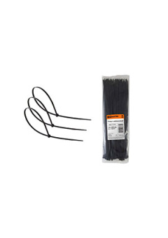 SQ0515-0225, Хомут 7,6х400мм нейлон (черный) (100шт)
