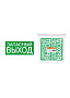 SQ0817-0057, Знак "ЗАПАСНЫЙ ВЫХОД" 200х100мм