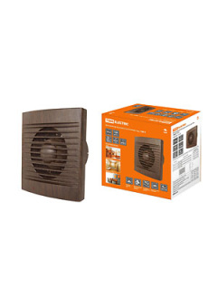 SQ1807-0102, Вентилятор бытовой настенный, 100 С "ЭКО" (бук)