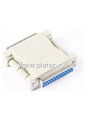 DB25M-DB25F нуль-модемный, Переходник интерфейсный (pin-to-pin)