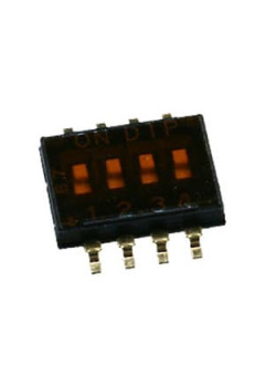 DHN-04-T-V, DIP переключатель 4поз. SMD 1.27мм