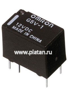 G5V1 12DC, Реле 12VDC 1 пер. 0,5A/125VAC