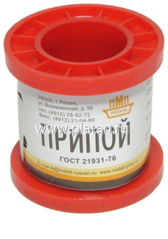 ПОС 40 прв d=1.5мм 100г катушка, Припой